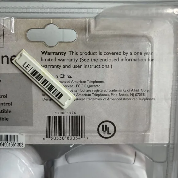 AT&T 146 Design Line Telephone Windchill White Hearing Aid Compatible Desk/Wall - Picture 4 of 7